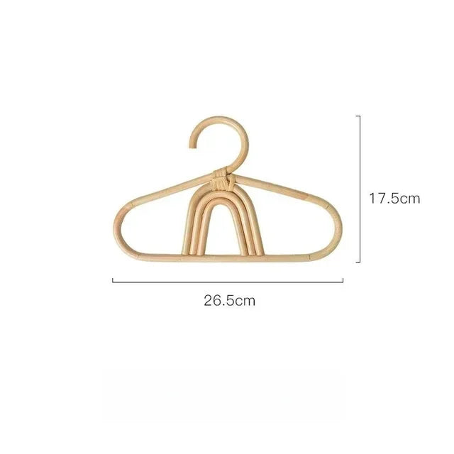 Kids Hanger Rainbow Moon Shape