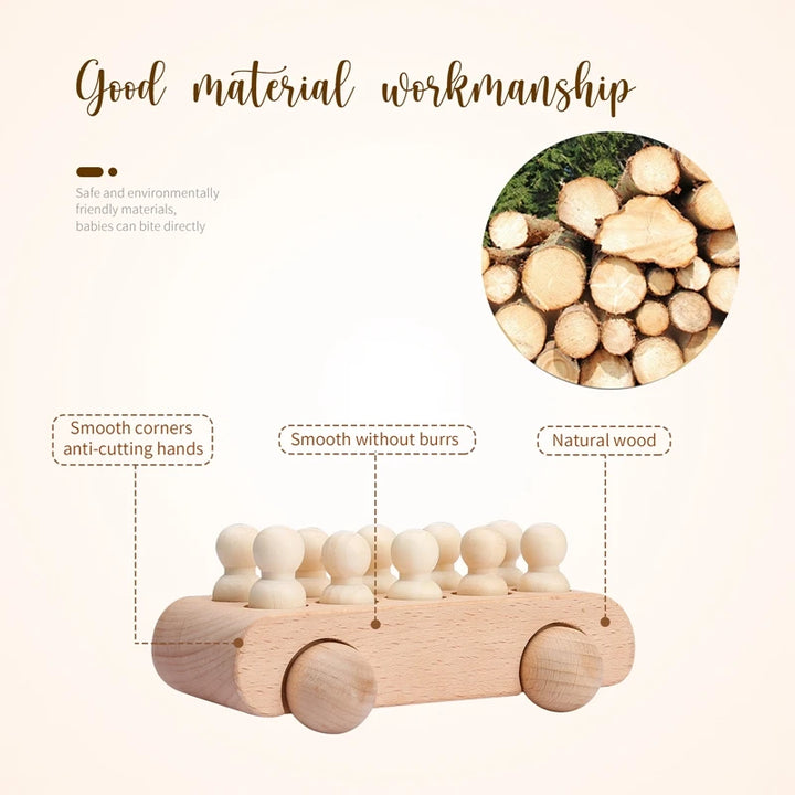 Wooden Montessori Toys Baby Educational