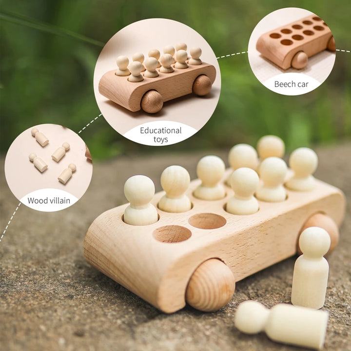 Wooden Montessori Toys Baby Educational