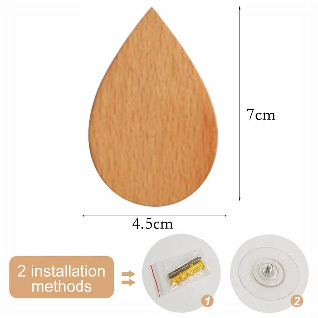 Animal-Shaped Wooden Hook