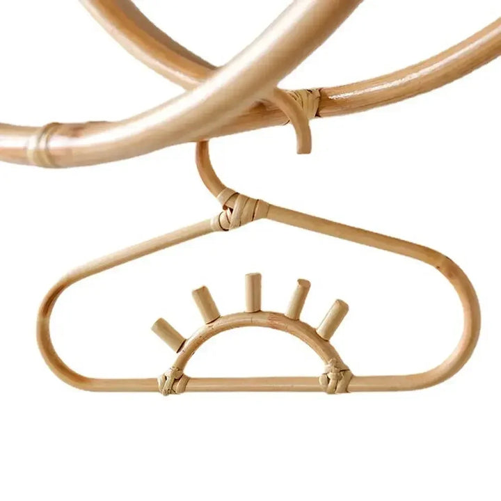 Kids Hanger Rainbow Moon Shape