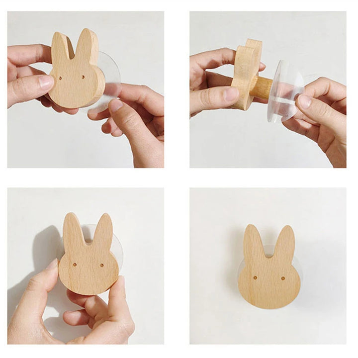 Animal-Shaped Wooden Hook