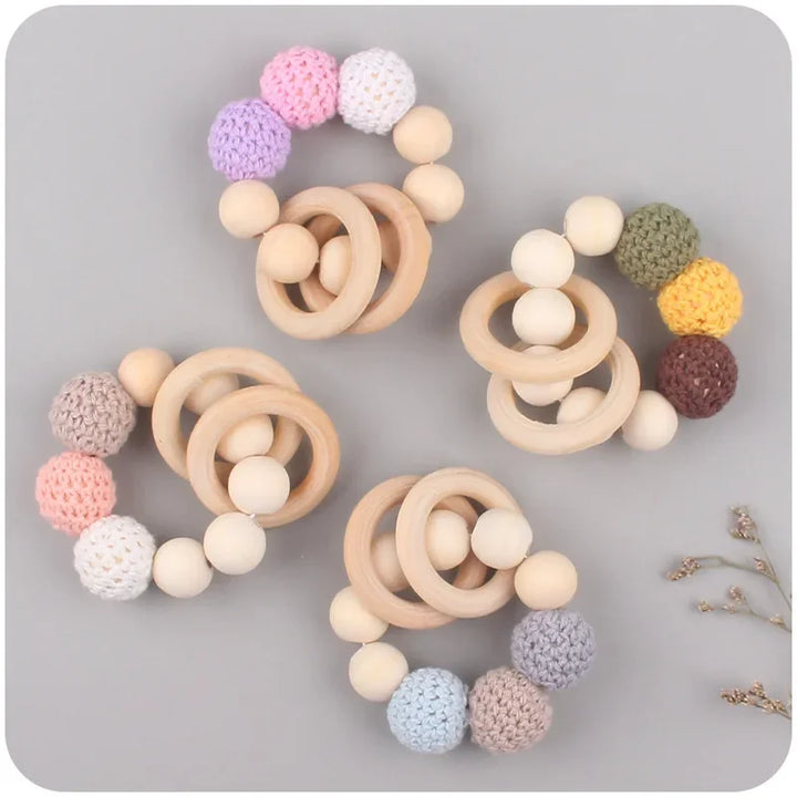 Pacifier Clips with Crochet Balls